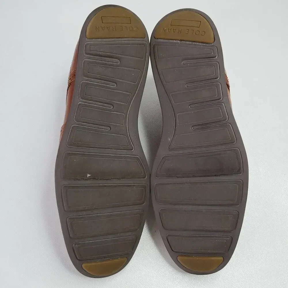 Cole Haan Mens Size 10.5M ØriginalGrand Brown Wingtip Oxford Shoes